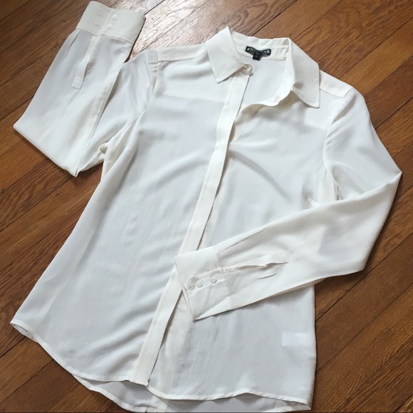 express silk shirt